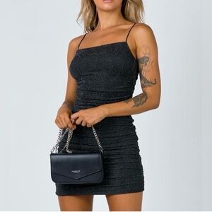 Princess Polly Reeva Mini Dress Black
